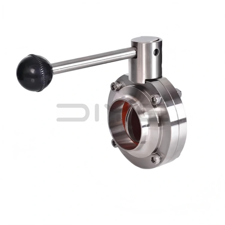 Supapă fluture sanitară SMS ușoară