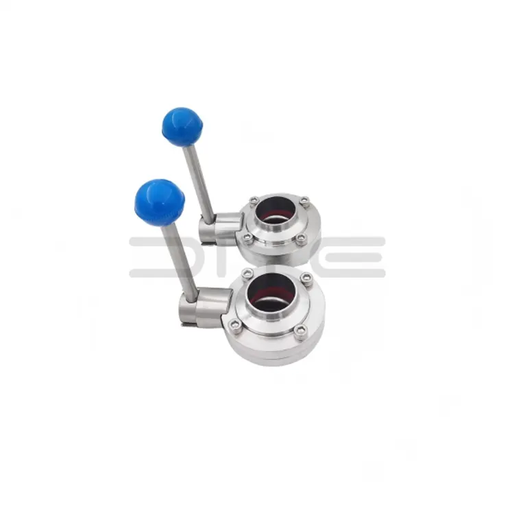 Supapă fluture de sudare sanitară